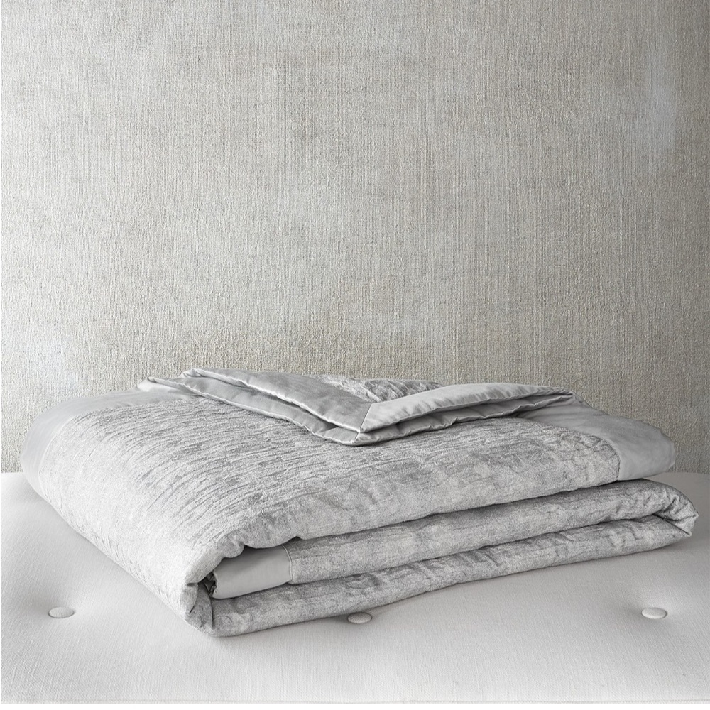 Hudson Park Collection Rippled Texture Coverlet, Queen